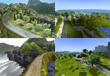 Extreme Minahasa Map Indonesia версия 3.0 для Euro Truck Simulator 2 (v1.31.x, - 1.41.x)