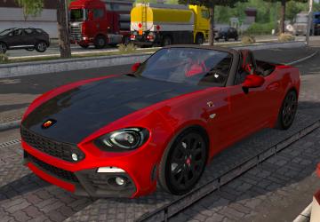 Мод Fiat 124 Spider (Abarth) версия 1.0 для Euro Truck Simulator 2 (v1.31.x, 1.32.x)