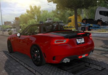 Мод Fiat 124 Spider (Abarth) версия 1.0 для Euro Truck Simulator 2 (v1.31.x, 1.32.x)