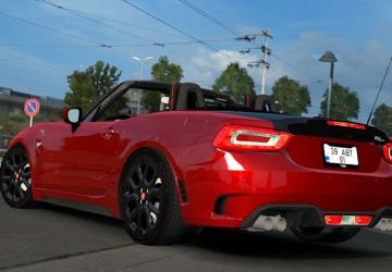 Мод Fiat 124 Spider (Abarth) версия 1.2 для Euro Truck Simulator 2 (v1.35.x)