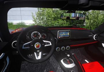 Мод Fiat 124 Spider (Abarth) версия 1.6 для Euro Truck Simulator 2 (v1.39.x)