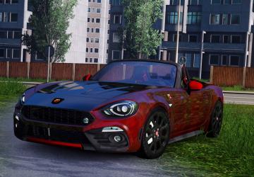 Мод Fiat 124 Spider (Abarth) версия 2.0.1 для Euro Truck Simulator 2 (v1.46.x, 1.47.x)