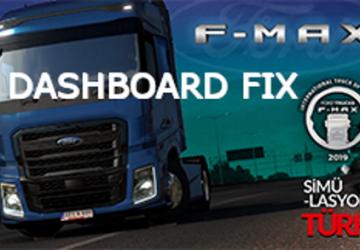 Мод Фикс для Ford Trucks F-MAX версия 1.0 для Euro Truck Simulator 2 (v1.44.x)