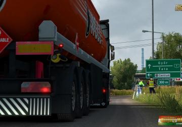 Карту Карта Венгрии версия 1.3 для Euro Truck Simulator 2 (v1.33.x, 1.34.x)