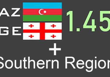 Фикс для соединения карт Southern Region и дополнения AZGE v1.2 для Euro Truck Simulator 2 (v1.49.x)