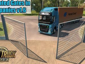 Мод FIX-Animated gates in companies версия 1.7 для Euro Truck Simulator 2 (v1.27.2.1.)