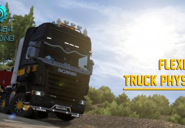 Мод Flexible Truck Physics версия 1.6 для Euro Truck Simulator 2 (v1.31.x)