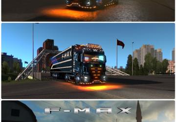Мод Ford F-Max Turkish Delight версия 3.0 для Euro Truck Simulator 2 (v1.37.x, 1.38.x)