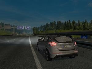 Мод Ford Focus RS версия 1.0 для Euro Truck Simulator 2 (v1.25.x, 1.26.x)