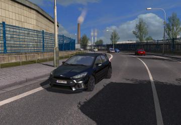 Мод Ford Focus RS версия 1.2 для Euro Truck Simulator 2 (v1.34.x)