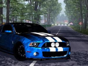 Мод Ford Mustang Shelby GT500 Cobra версия 2.0 для Euro Truck Simulator 2 (v1.25-1.26)