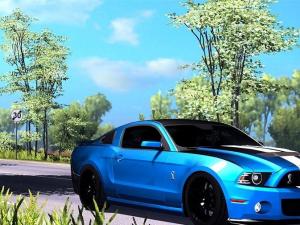 Мод Ford Mustang Shelby GT500 Cobra версия 2.0 для Euro Truck Simulator 2 (v1.25-1.26)