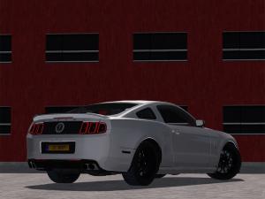 Мод Ford Mustang Shelby GT 500 2010 версия 1.0 для Euro Truck Simulator 2 (v1.25-1.26)