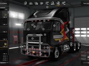 Мод Freightliner Argosy версия 25.11.17 для Euro Truck Simulator 2 (v1.28.x, 1.30.x)