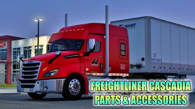 Freightliner Cascadia Parts & Accessories v1.2 для Euro Truck Simulator 2 (v1.50.x, 1.51.x)