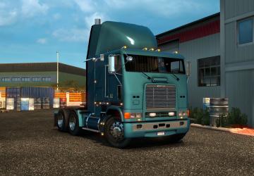 Мод Freightliner FLB версия 2.0.2 для Euro Truck Simulator 2 (v1.31.x, 1.32.x)