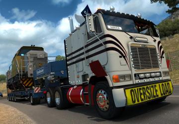 Мод Freightliner FLB версия 2.0.5 для Euro Truck Simulator 2 (v1.33.x, 1.34.x)