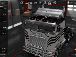 Мод Freightliner FLB версия 2.0 для Euro Truck Simulator 2 (v1.28.x, 1.30.x)