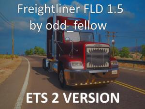 Мод Freightliner FLD версия 1.5 для Euro Truck Simulator 2 (v1.28.x)