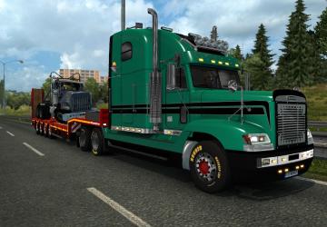 Мод Freightliner FLD версия 2.0 для Euro Truck Simulator 2 (v1.28.x, - 1.31.x)