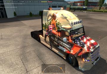 Мод Freightliner Inspiration версия 2.0 для Euro Truck Simulator 2 (v1.31.x, 1.32.x)