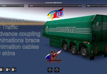 Мод Glass Trailer версия 1.0 для Euro Truck Simulator 2 (v1.32.x, - 1.34.x)