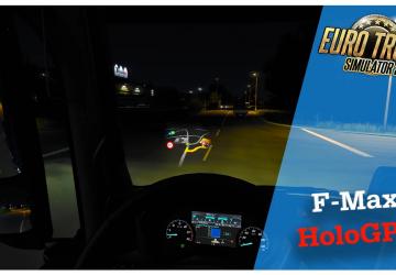 Мод Голографический GPS для Ford F-Max версия 1.0 для Euro Truck Simulator 2 (v1.43.x)