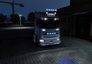 Мод Grilland Lightbox Pack for Scania S 2016 версия 1.0 для Euro Truck Simulator 2 (v1.45.x, 1.46.x)