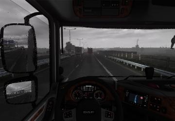 Мод Realistic Rain версия 3.7 для Euro Truck Simulator 2 (v1.38.x)
