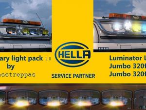 Мод Hella Auxiliary Light Pack версия 2.0 для Euro Truck Simulator 2 (v1.27.x, - 1.35.x)