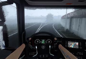 Мод Холодный дождь версия 0.2.3 для Euro Truck Simulator 2 (v1.40.x, 1.41.x)