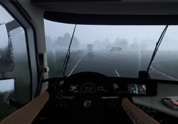 Мод Холодный дождь версия 0.2.3 для Euro Truck Simulator 2 (v1.40.x, 1.41.x)