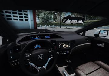 Мод Honda Civic FB7 версия 1.0 для Euro Truck Simulator 2 (v1.35.x, 1.36.x)