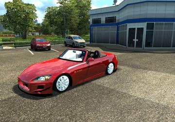 Мод Honda S2000 версия 1.1 для Euro Truck Simulator 2 (v1.31.x, 1.32.x)