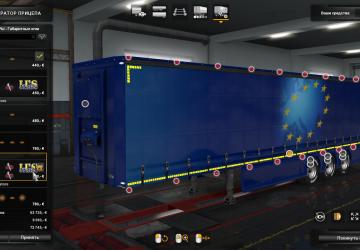 Мод IJ’s Custom Owned Trailer версия 1.0 для Euro Truck Simulator 2 (v1.32.x, 1.33.x)