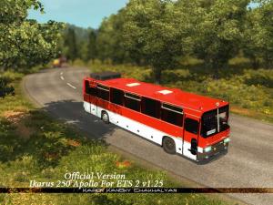 Мод Ikarus 250 Apollo версия 1.0 для Euro Truck Simulator 2 (v1.25-1.26)