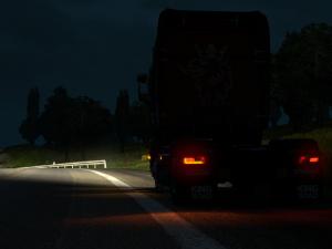 Мод Улучшенный свет всего транспорта для слабых ПК v1.1 для Euro Truck Simulator 2 (v1.27х)