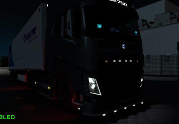 Мод Улучшенный свет всего транспорта для слабых ПК v4.0 для Euro Truck Simulator 2 (v1.37.x, 1.38.x)