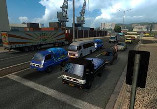 Мод Indonesian Traffic Pack версия 1.0 для Euro Truck Simulator 2 (v1.35.x, - 1.40.x)