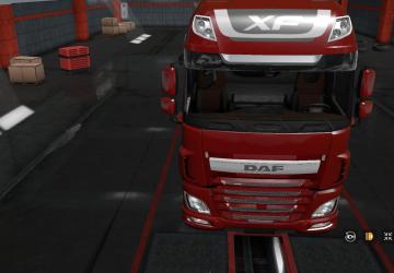 Мод Интерьер «Lux» для грузовика DAF Euro 6 версия 1.0 для Euro Truck Simulator 2 (v1.31.x, - 1.34.x)