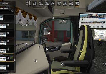 Мод Interior Addon by Wolli версия 1.0 для Euro Truck Simulator 2 (v1.39.x)