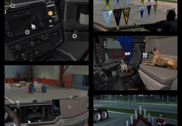 Мод Interior Addon by Wolli версия 1.4.6 для Euro Truck Simulator 2 (v1.48.x)
