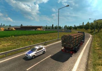 Мод Исправленные полицейские машины в трафике v1.0 для Euro Truck Simulator 2 (v1.31.x)