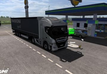 Мод Iveco Hi-Way Reworked версия 2.3 для Euro Truck Simulator 2 (v1.33.x, 1.34.x)