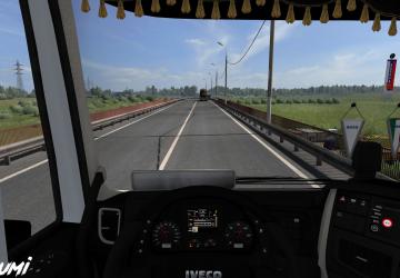 Мод Iveco Hi-Way Reworked версия 2.3 для Euro Truck Simulator 2 (v1.33.x, 1.34.x)