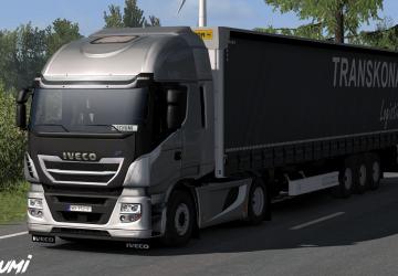 Мод Iveco Hi-Way Reworked версия 2.6 для Euro Truck Simulator 2 (v1.35)
