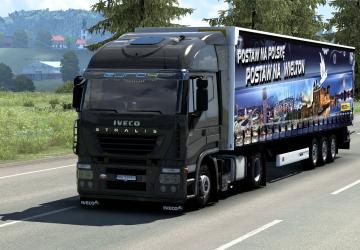 Мод Iveco Stralis Reworked версия 1.7 для Euro Truck Simulator 2 (v1.49)