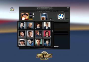 Мод Изменённые фото водителей карикатурные и нормальные v5.0 для Euro Truck Simulator 2 (v1.35.x)