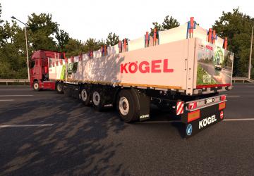 Мод Kögel Trailers by Dotec версия 2.0 для Euro Truck Simulator 2 (v1.49.x)