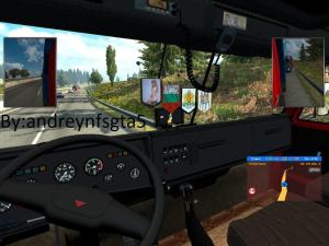 Мод КамАЗ-5410/5511/4310/53212 версия 01.03.17 для Euro Truck Simulator 2 (v1.25, - 1.27х)